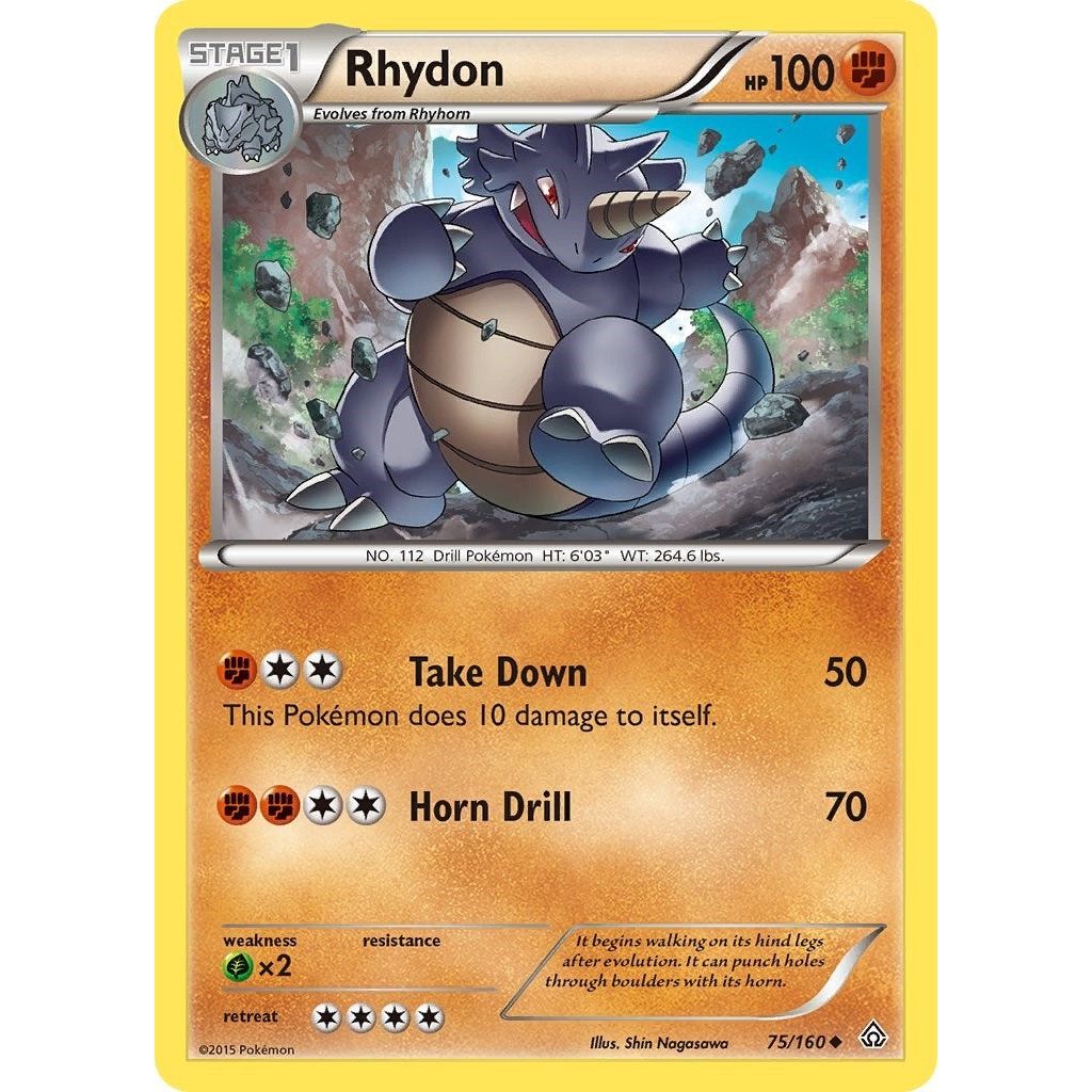 Rhydon (75/160) (PRC)