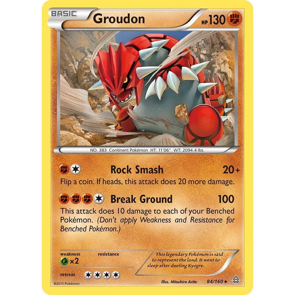 Groudon (84/160) (PRC)