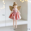 Christmas Decoration High-grade Flannel Ankle-tied Girl Angel Small Pendant