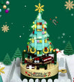 Black Friday deals Christmas Tree Blocks Spin Music Box Blocks