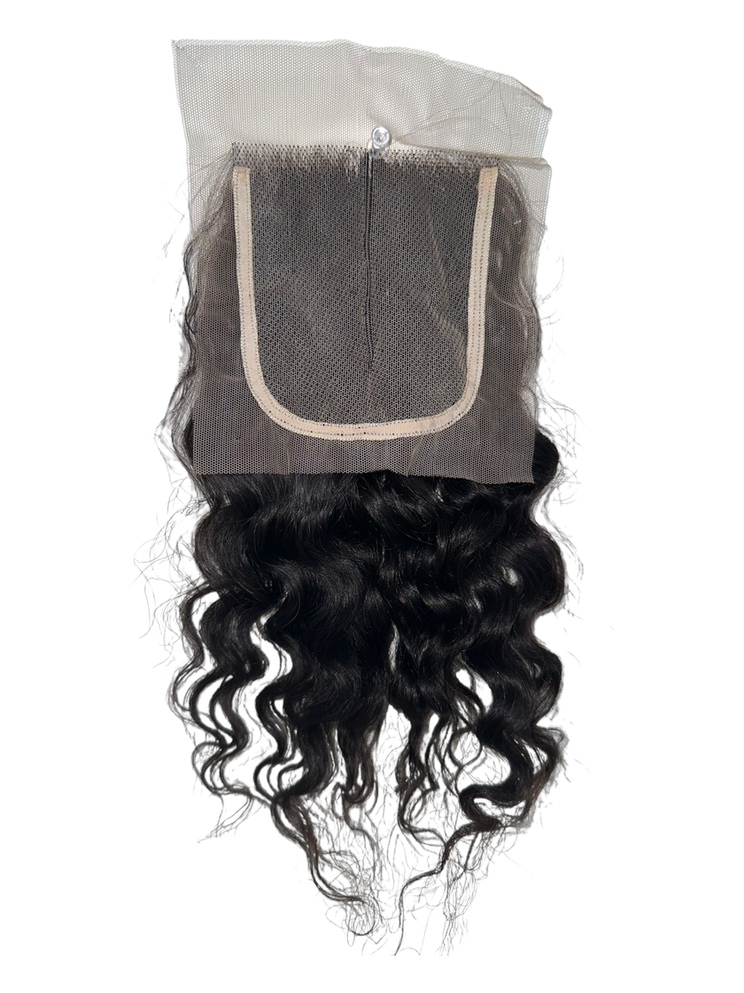 Curly hair closure