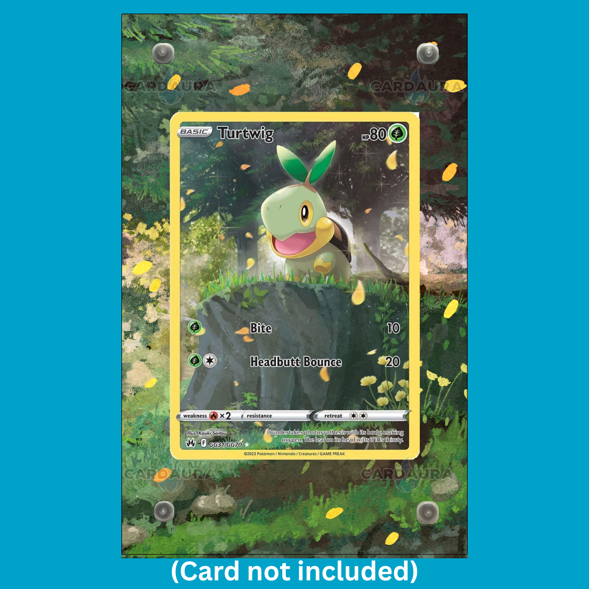 Turtwig GG31/GG70 Crown Zenith (Ungraded) Display Case
