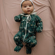 Bamboo Baby Zipper Footed Onesie | Night Sky