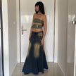 Women's Fashion Personality Denim Skirt