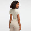 Nude feel Short-sleeved Workout Top Running gym top women