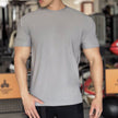 Anti Wrinkle Men Short Sleeve Active wear T-shirt for Workout Gym trainings