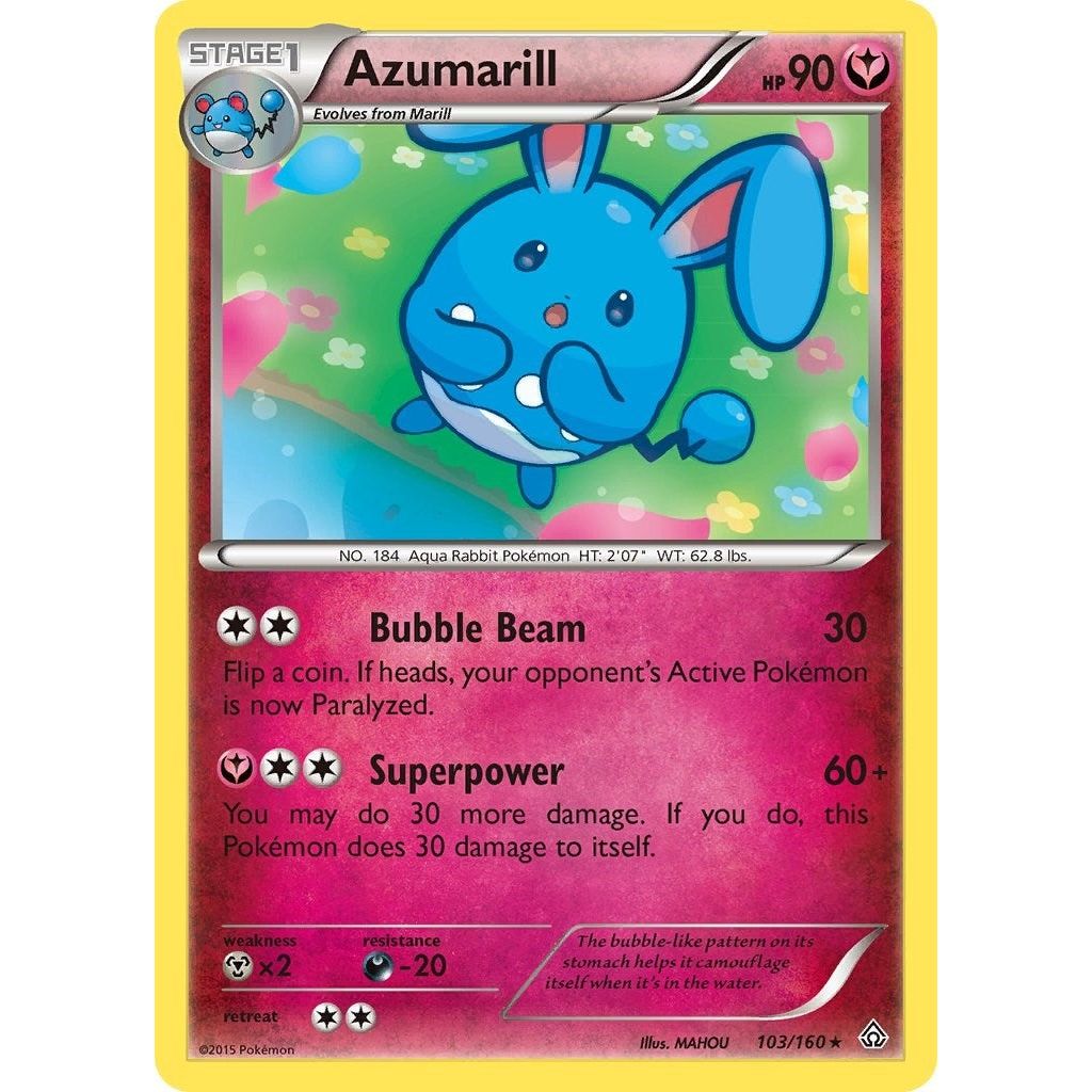 Azumarill (103/160) (PRC)