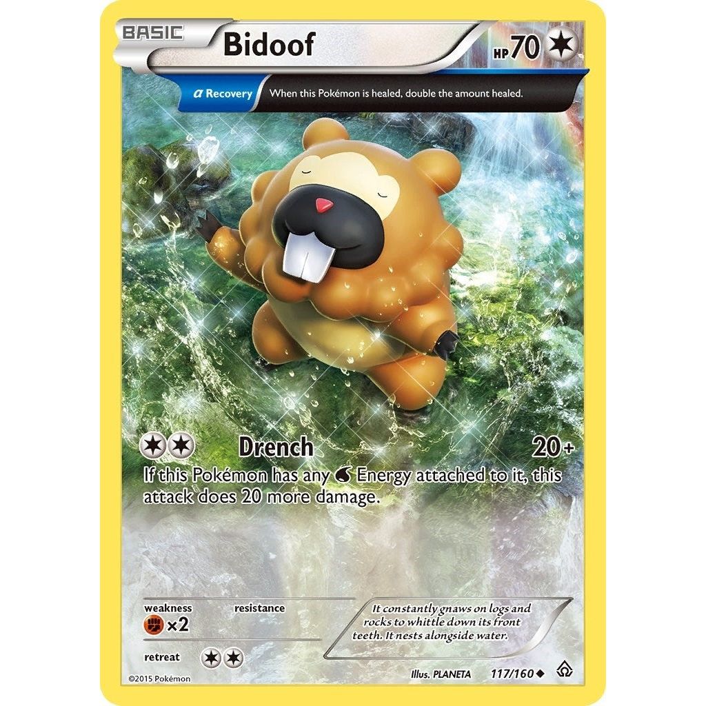 Bidoof (Alpha) (117/160) (PRC)