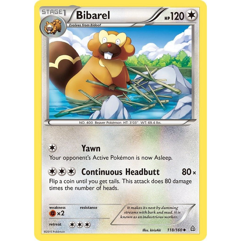 Bibarel (118/160) (PRC)