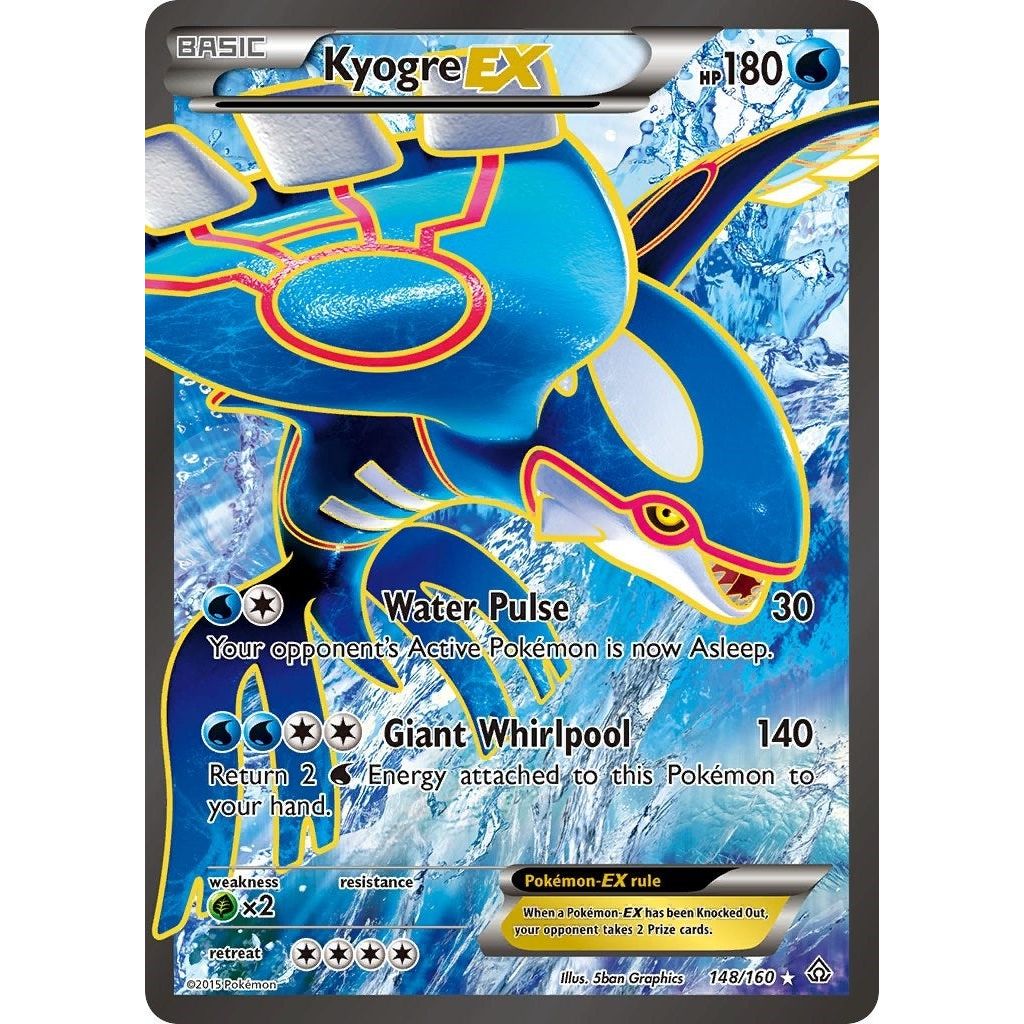 Kyogre EX (148 Full Art) (148/160) (PRC)
