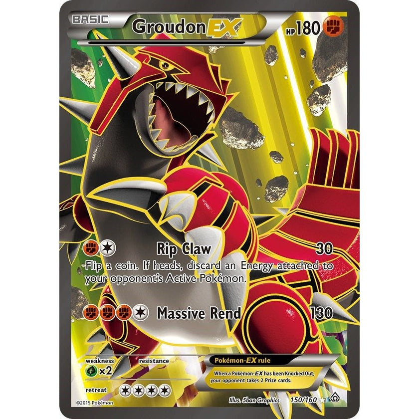 Groudon EX (150 Full Art) (150/160) (PRC)