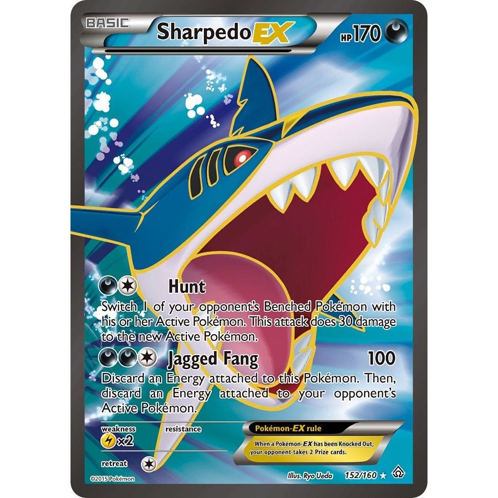 Sharpedo EX (152 Full Art) (152/160) (PRC)