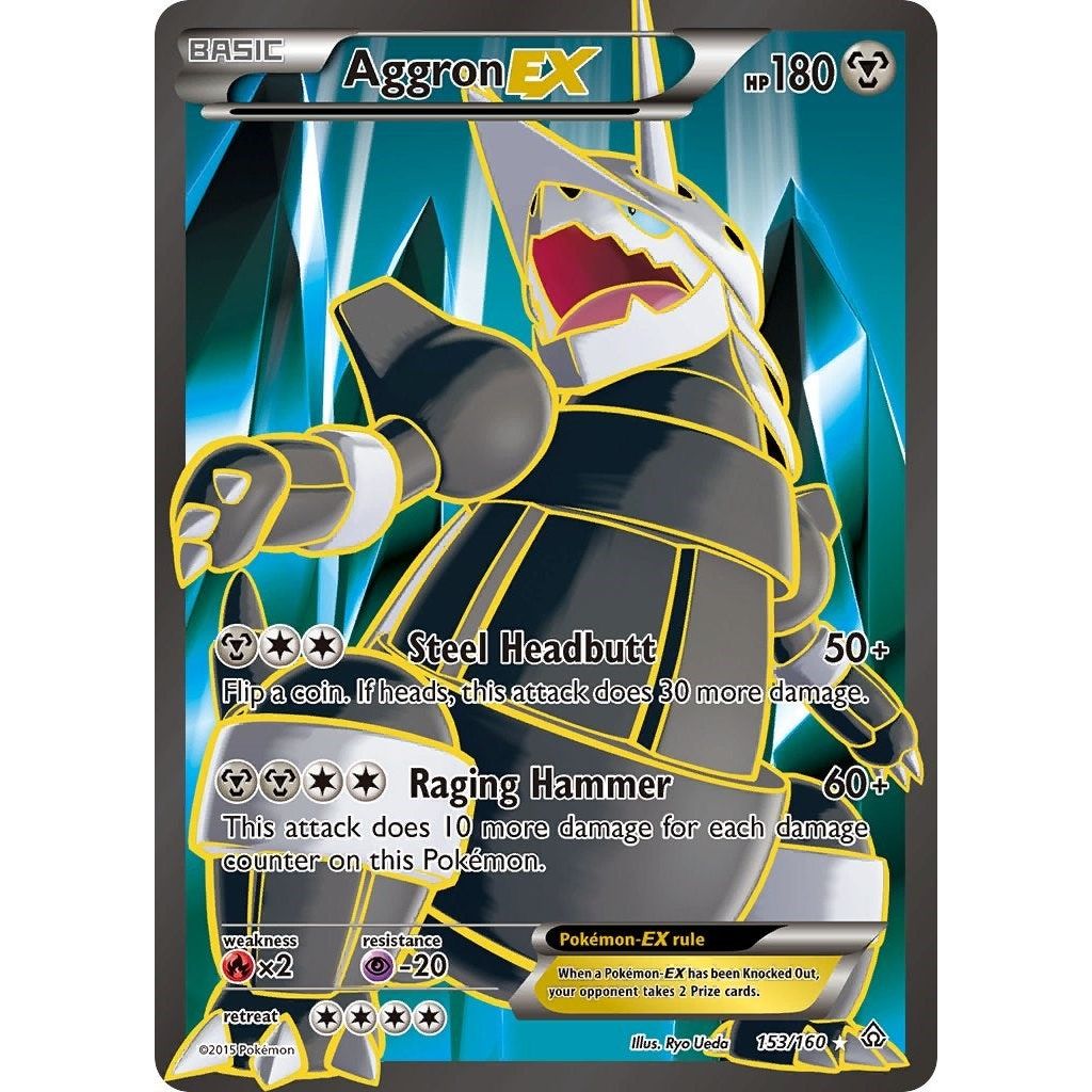 Aggron EX (153 Full Art) (153/160) (PRC)