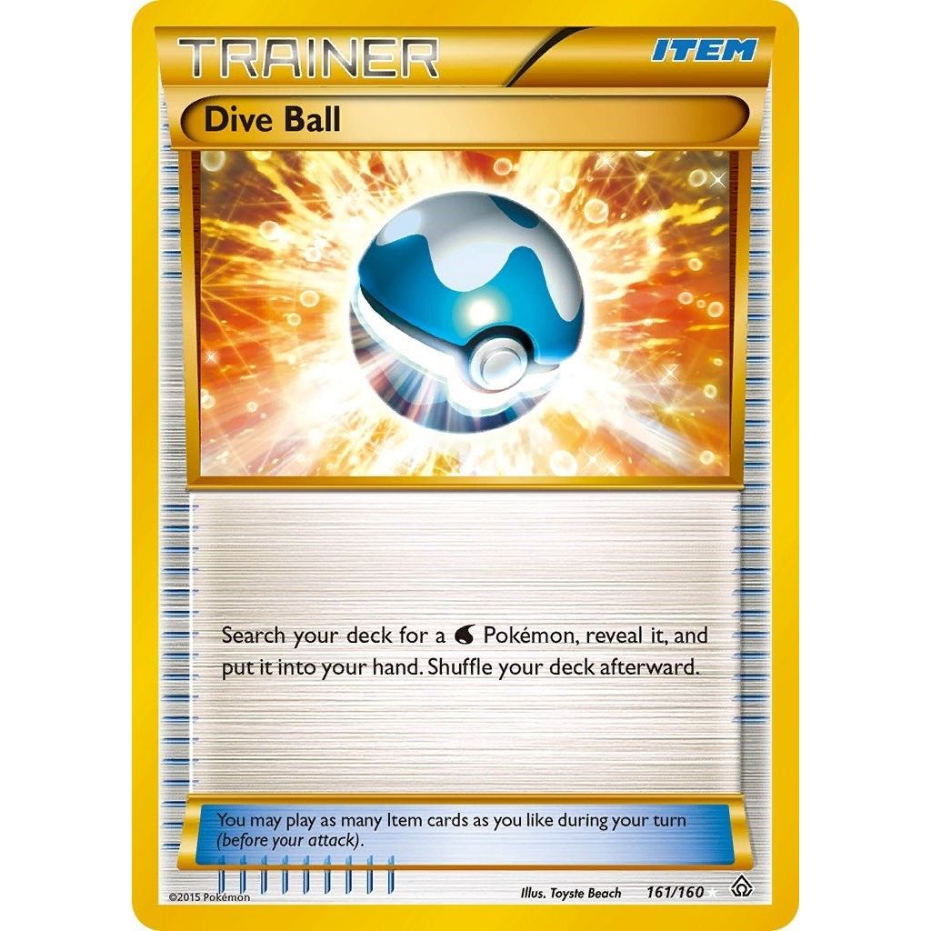 Dive Ball (161 Secret Rare) (161/160) (PRC)