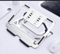 Aluminum Laptop Stand Adjustable Ergonomic 5-Angle Foldable Riser