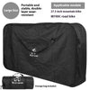 Large Foldable Oxford Cloth Storage Bag, 100L Capacity, S and L Sizes, Black and Green