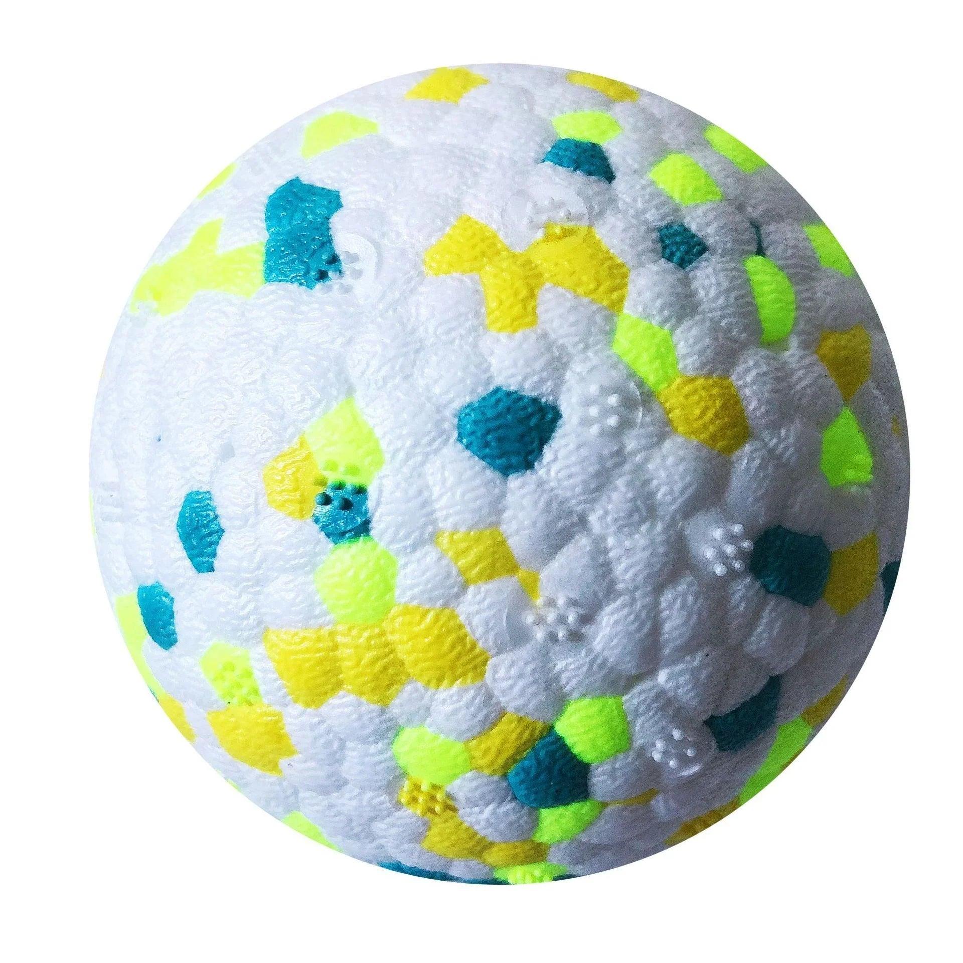 Dog Molar Chew Ball Interactive Pet Toy – Bite Resistant TPU Ball for Dogs (Orange, Green, Rugby)
