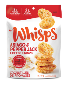 WHISPS - Asiago Pepper Cheese Crisps (60g)