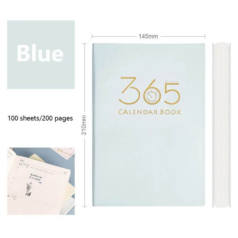 365-day Daily Planner Self-discipline And Clock-in Student Journal Notebook