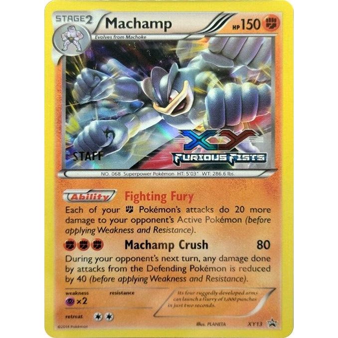 Machamp - XY13 (Prerelease) [Staff] (XY13) (PR)
