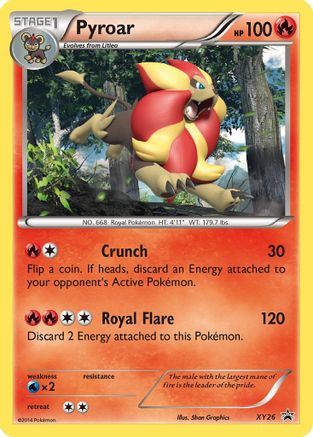 Pyroar - XY26 XY26/211 - XY Promos Holofoil