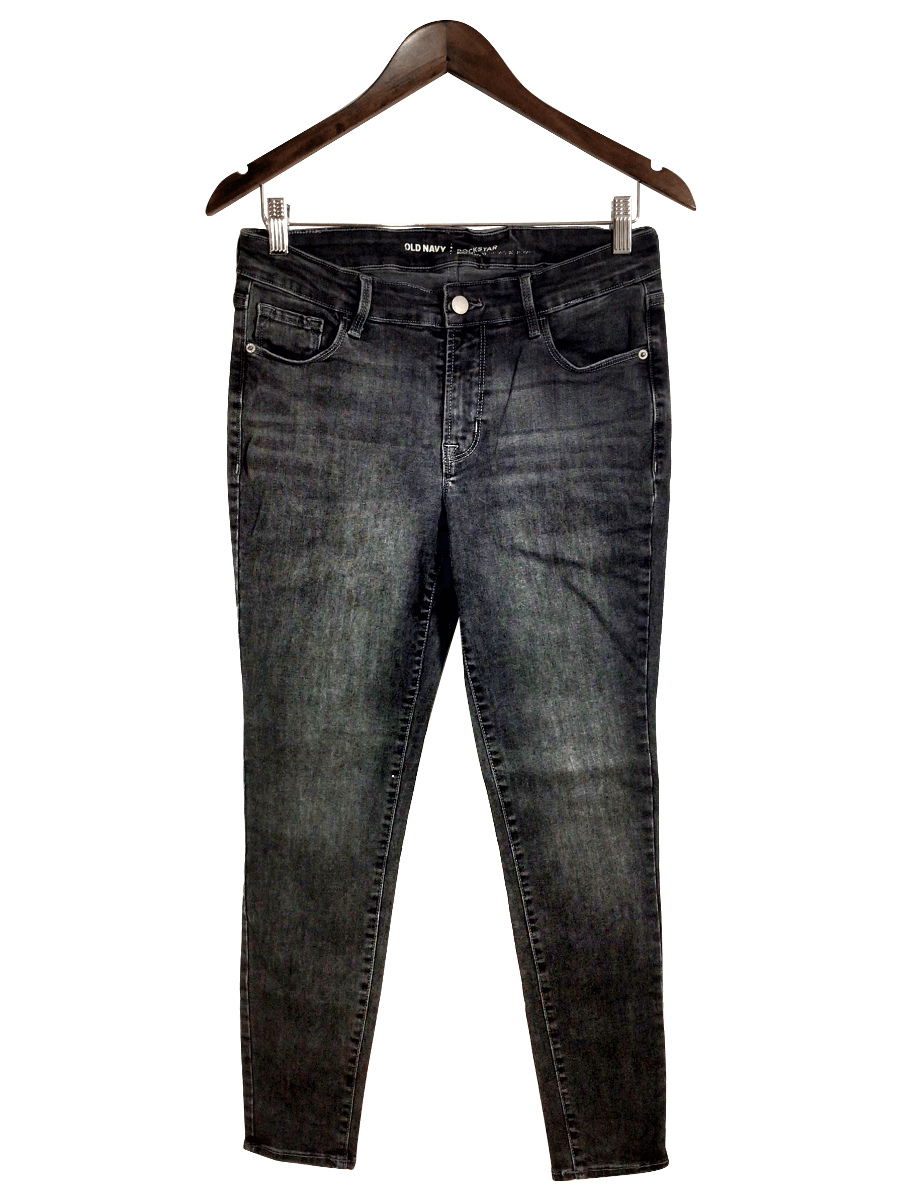 OLD NAVY Straight-legged Jeans Regular fit in Black - 8