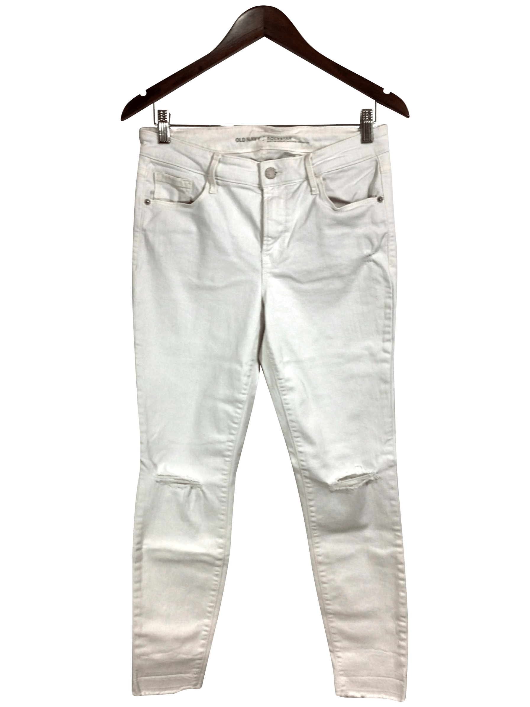 OLD NAVY Straight-legged Jeans Regular fit in White - 8