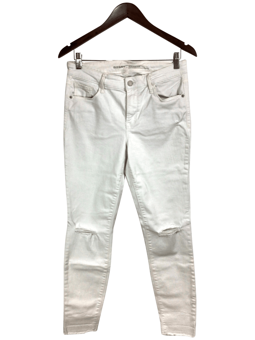 OLD NAVY Straight-legged Jeans Regular fit in White - 8