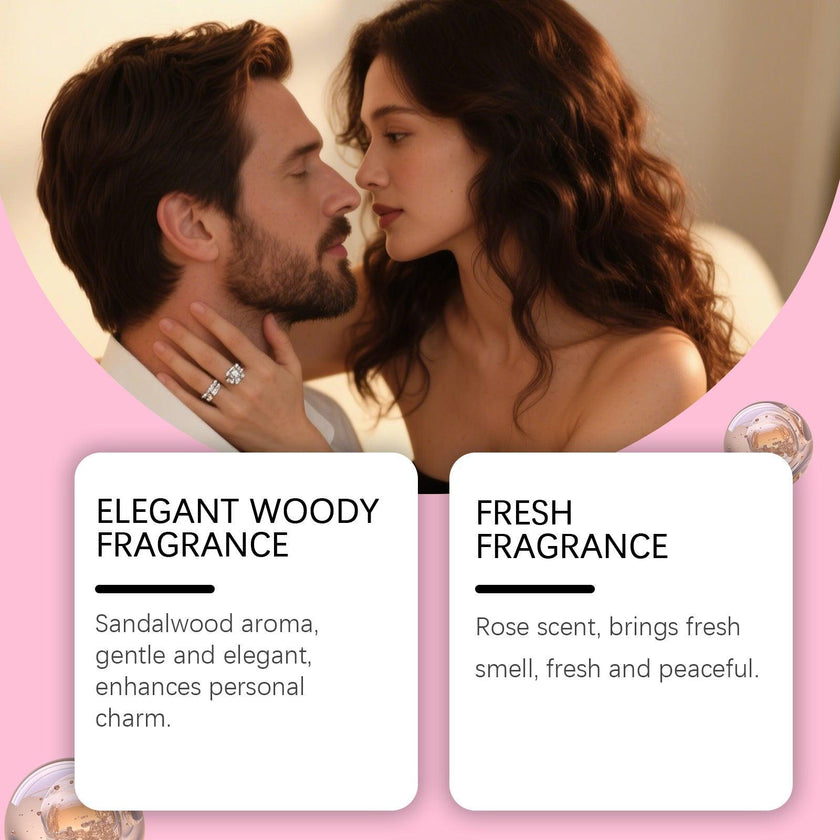 Natural, Fresh, Elegant, Lingering Fragrance, Portable, Rose Fragrance, Perfume