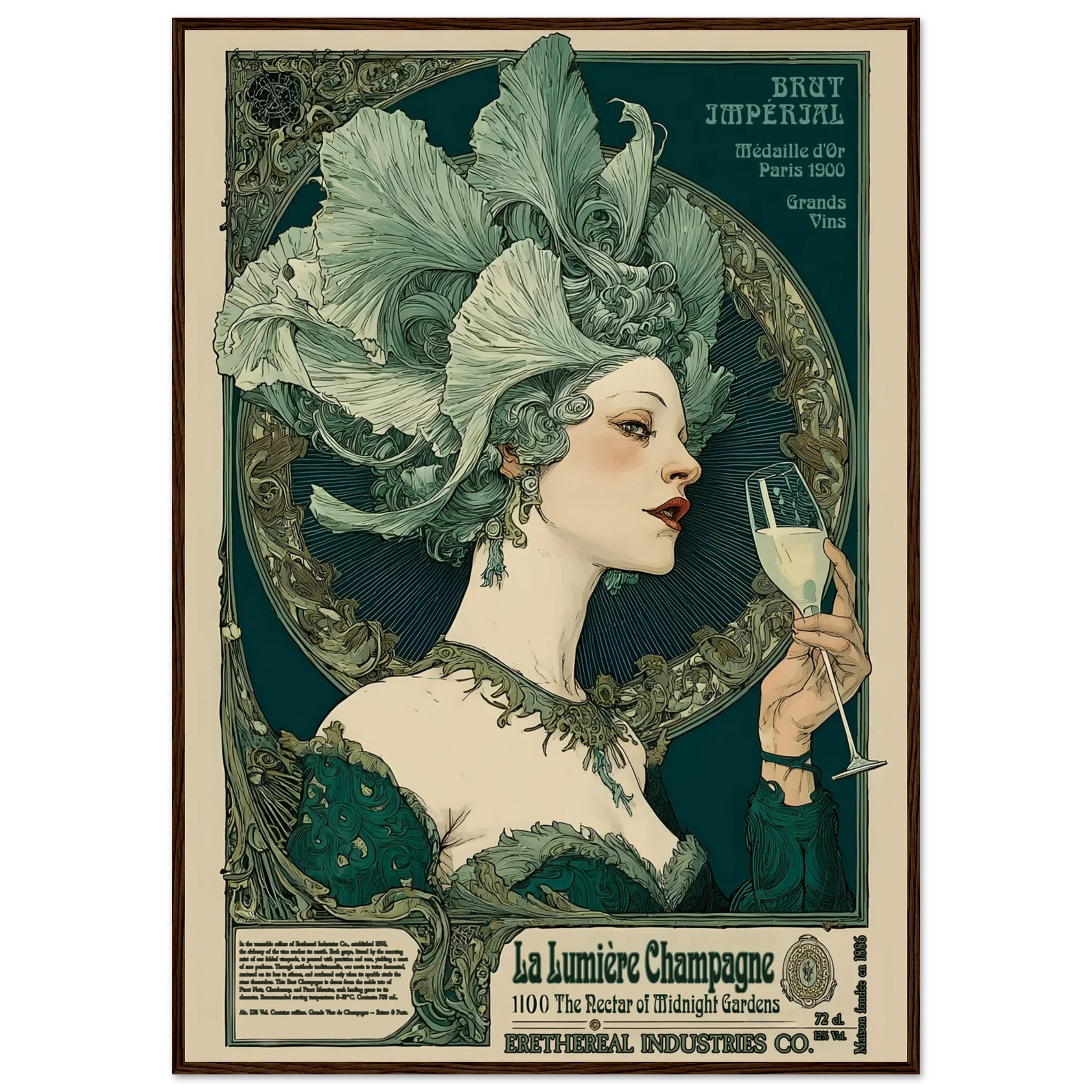 La Lumière Champagne - Poster & Framed Print