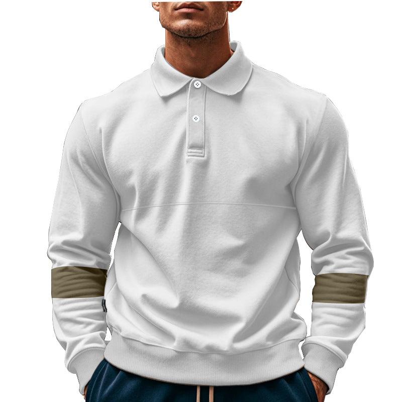 Mens Polo Shirts – Color-Match Casual Polyester Blend Polo