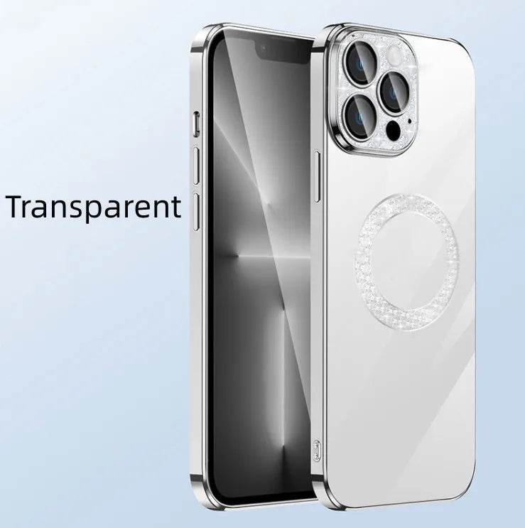 Electroplated TPU Transparent Apple Mobile phone Case