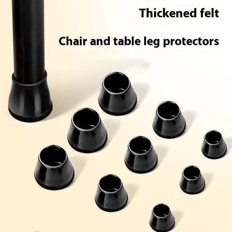 Quiet And Wear-resistant Non-slip Stool Booties Rubber Protective Sleeve