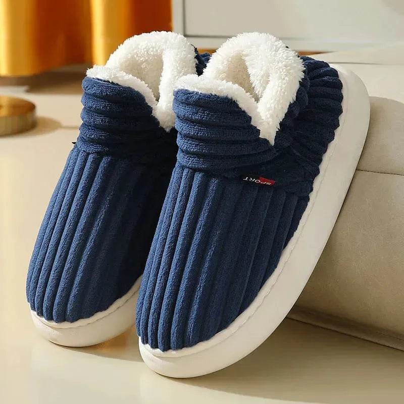 Winter Men's And Women's Same Style Cotton Slippers