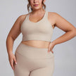Plus Size Women Sports Workout Gym - Sleeveless Crop and Pant