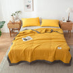 Pure Color Washed Cotton Summer Air Conditioning Duvet