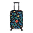 Floral Leaves Carry-On Suitcase – Colorful Tropical Travel Luggage