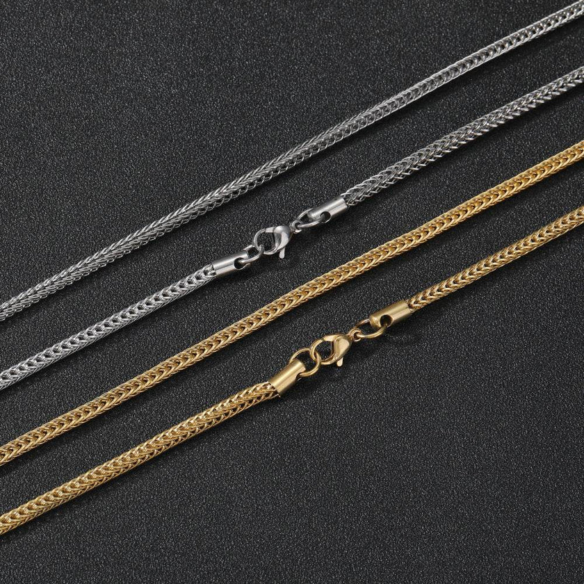 Vacuum Electroplating Stainless Steel Chain Necklace For Men And Women