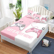 Fitted Sheet Duvet Cover Three-piece Gamepad Cool Mattress Cover