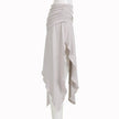 High Waist Irregular split Long Skirt