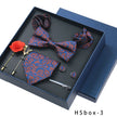 8-Piece Men's Formal Wear Gift Box Set – Bow Tie, Pocket Square, Cufflinks & Tie Clip | Canada & USA