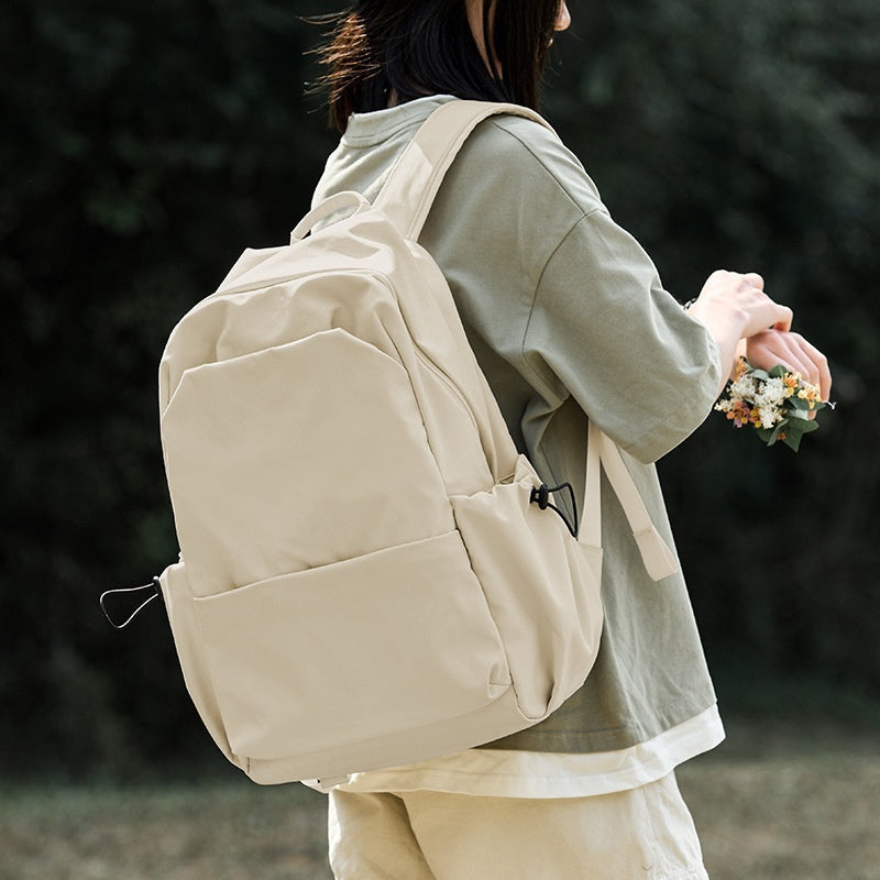 Mori Leisure Backpack – Lightweight Oxford School & College Bag | Khaki, Black, Green | 15.6