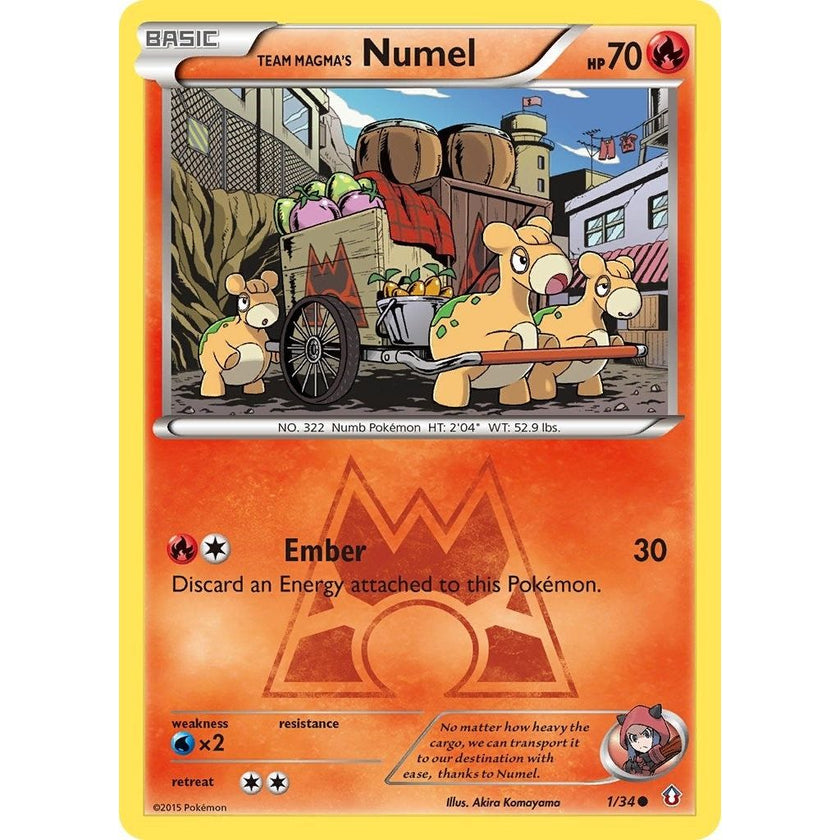 Team Magma's Numel (1/34) (DCR)