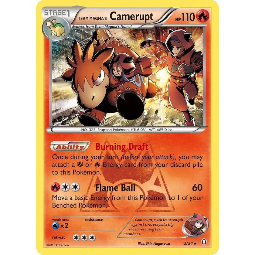 Team Magma's Camerupt (2/34) (DCR)