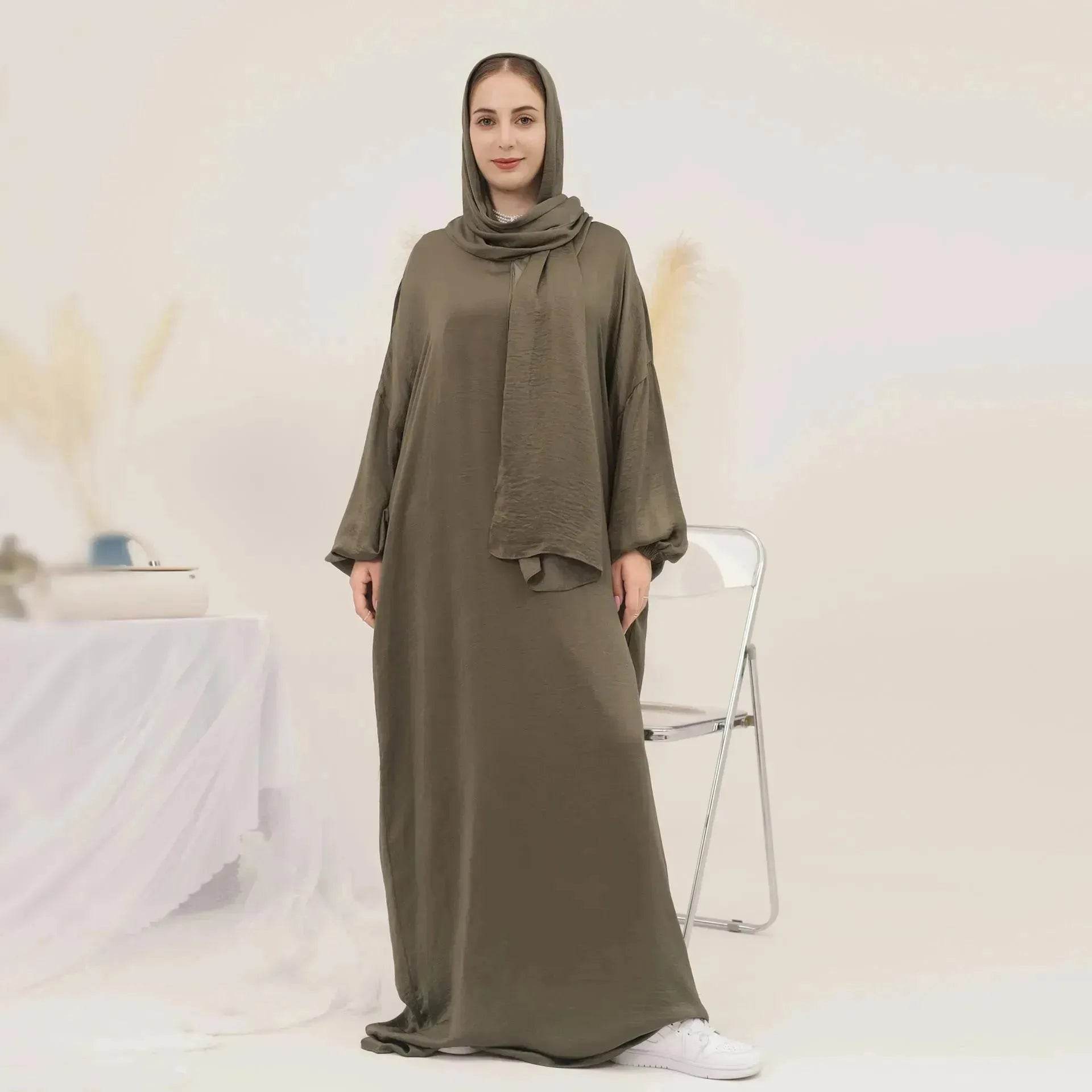 New ArabMiddle East Dubai Turkey Abaya dress Simple Plain Abaya 2025