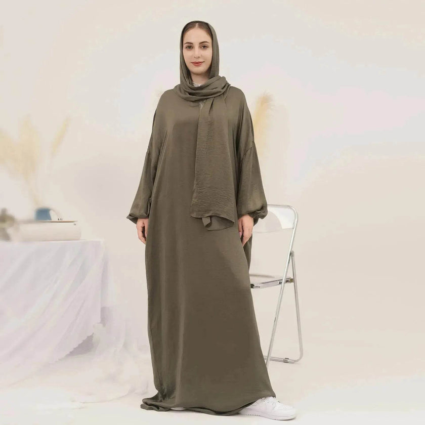 New ArabMiddle East Dubai Turkey Abaya dress Simple Plain Abaya 2025