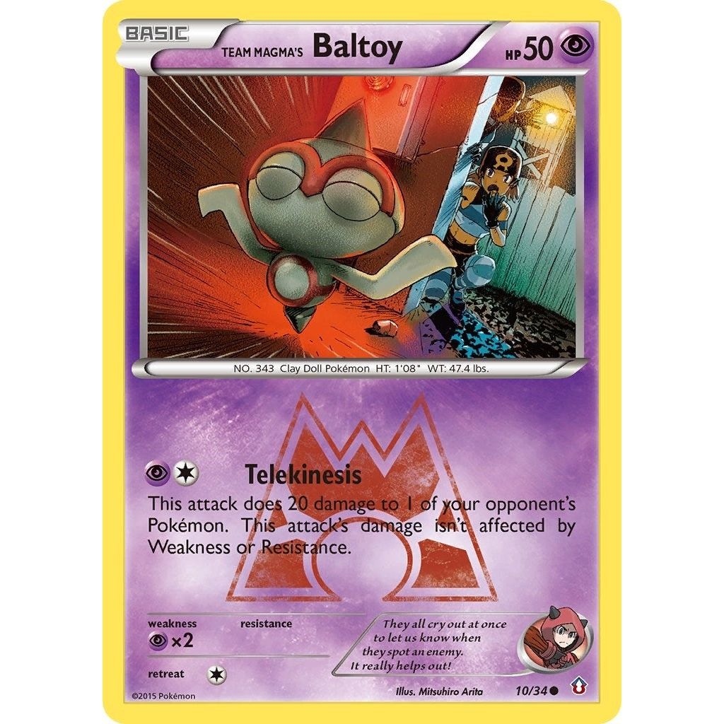 Team Magma's Baltoy (10/34) (DCR)