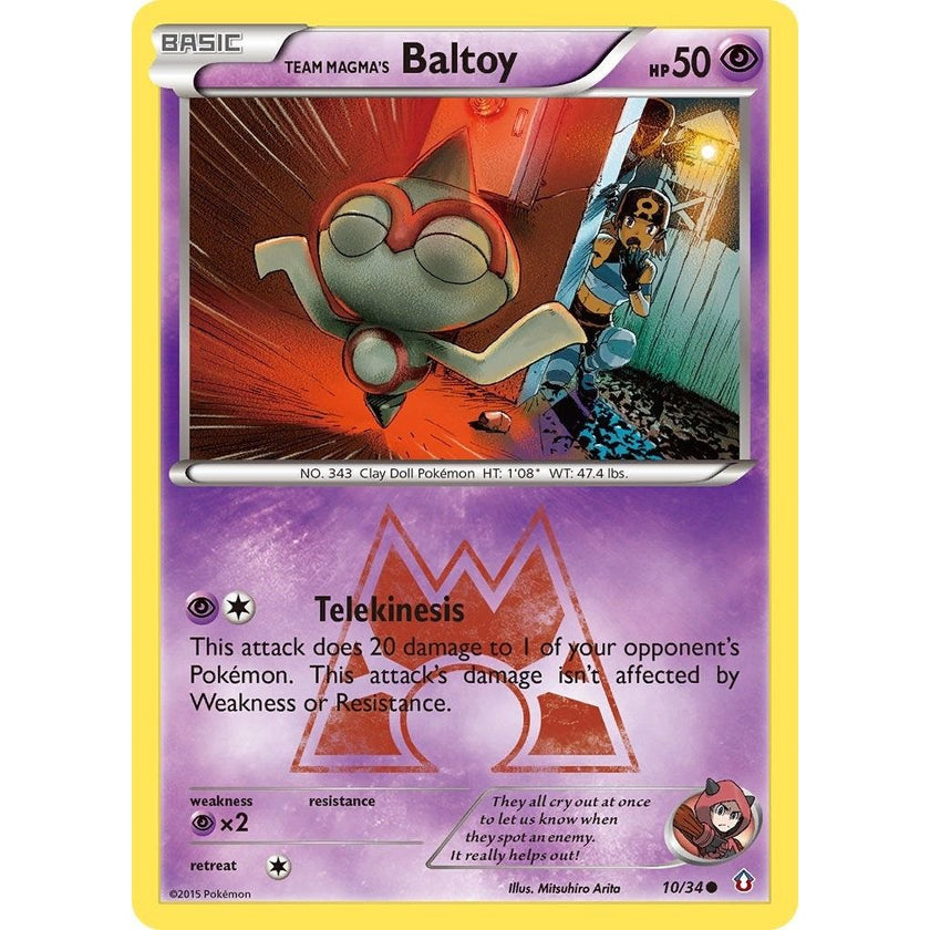 Team Magma's Baltoy (10/34) (DCR)