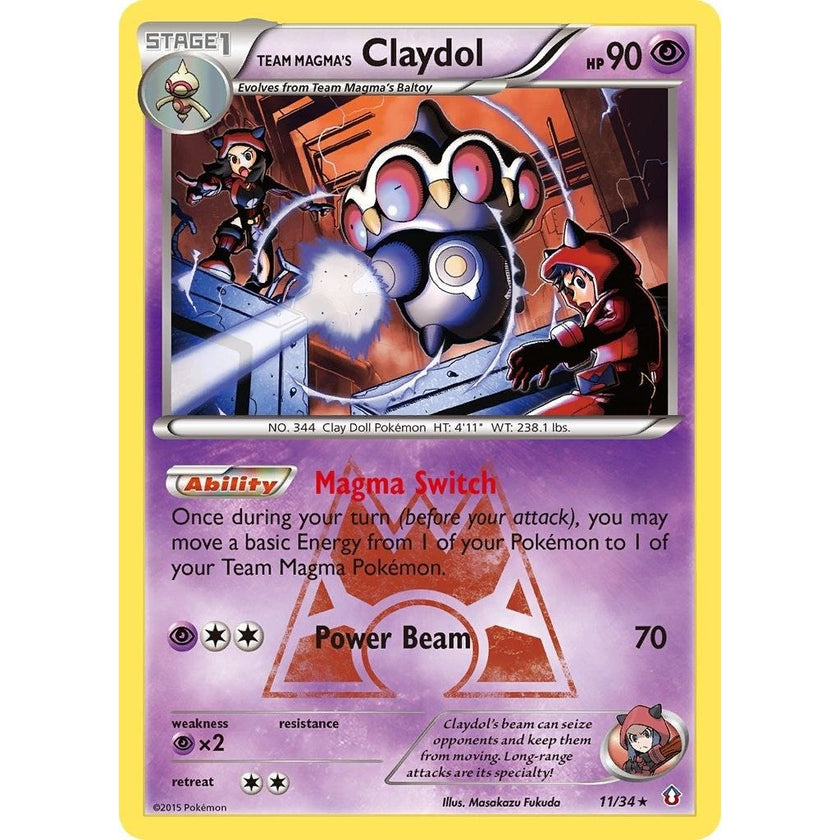 Team Magma's Claydol (11/34) (DCR)