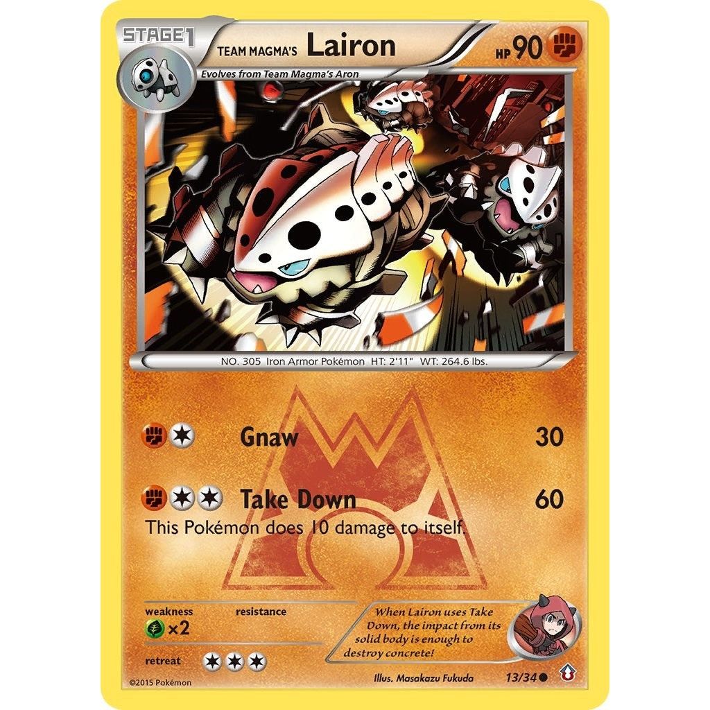 Team Magma's Lairon (13/34) (DCR)